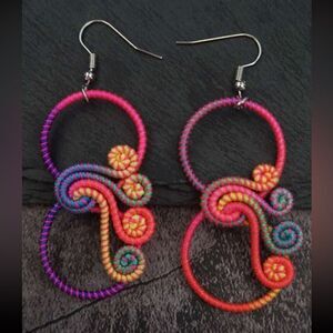 Summer boho earrings N594